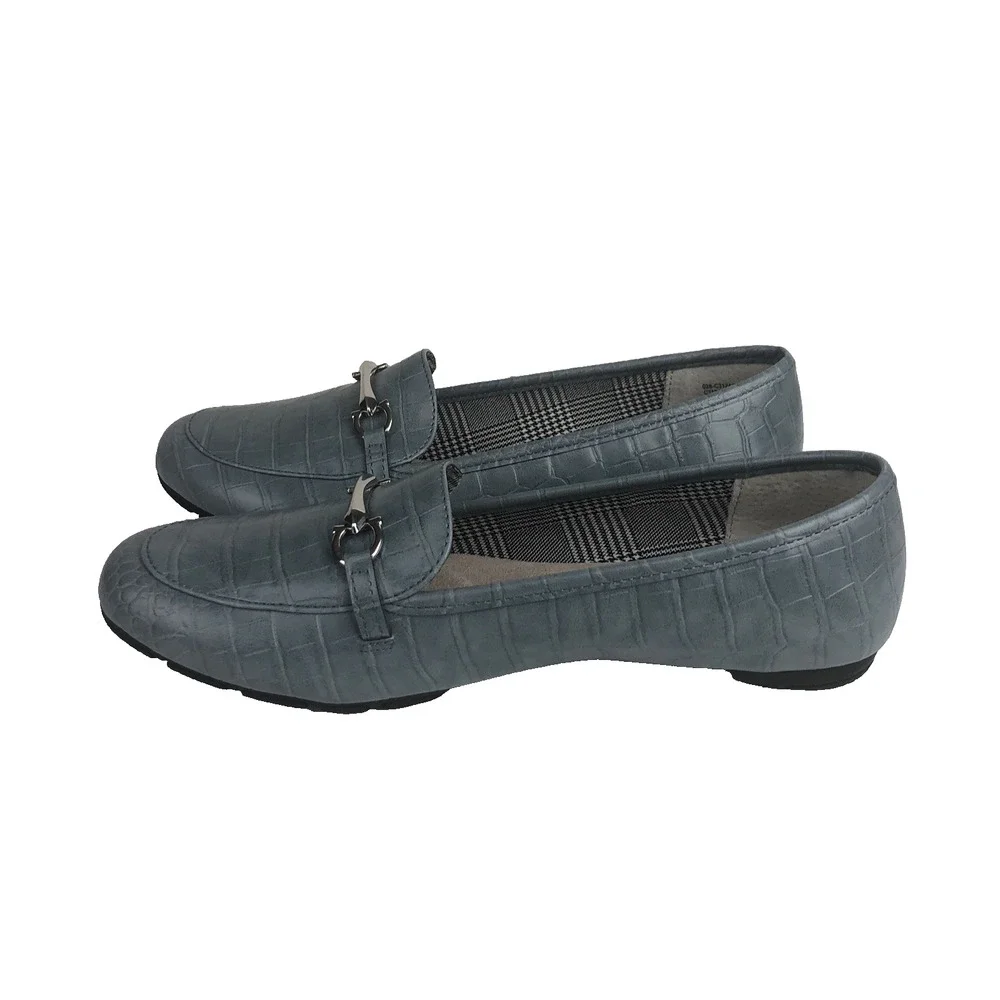 Cliffs White Mountain Women’s Shoes 7.5 Flats Glowing Loafers Gray‎ Cushioned